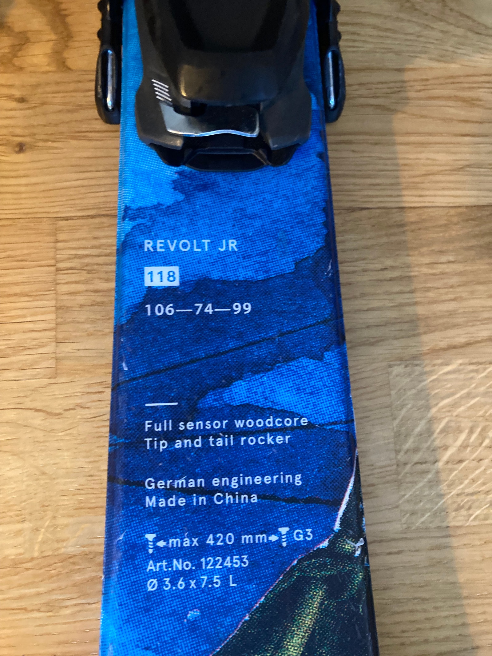 Völkl revolt jr 118cm med bindning Marker 4.5 | Blocket