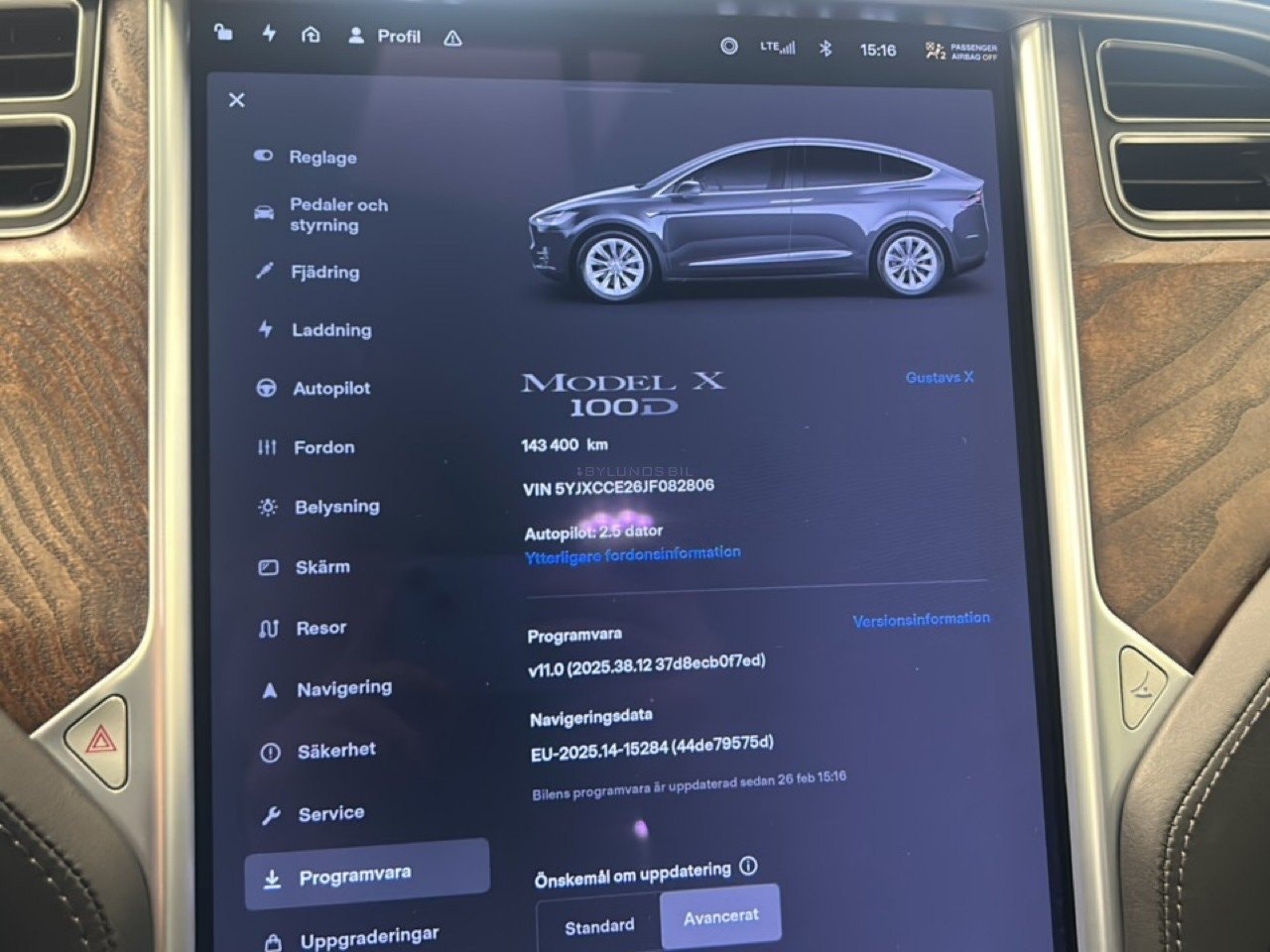 Tesla Model X 100D, 423hk, 2018
