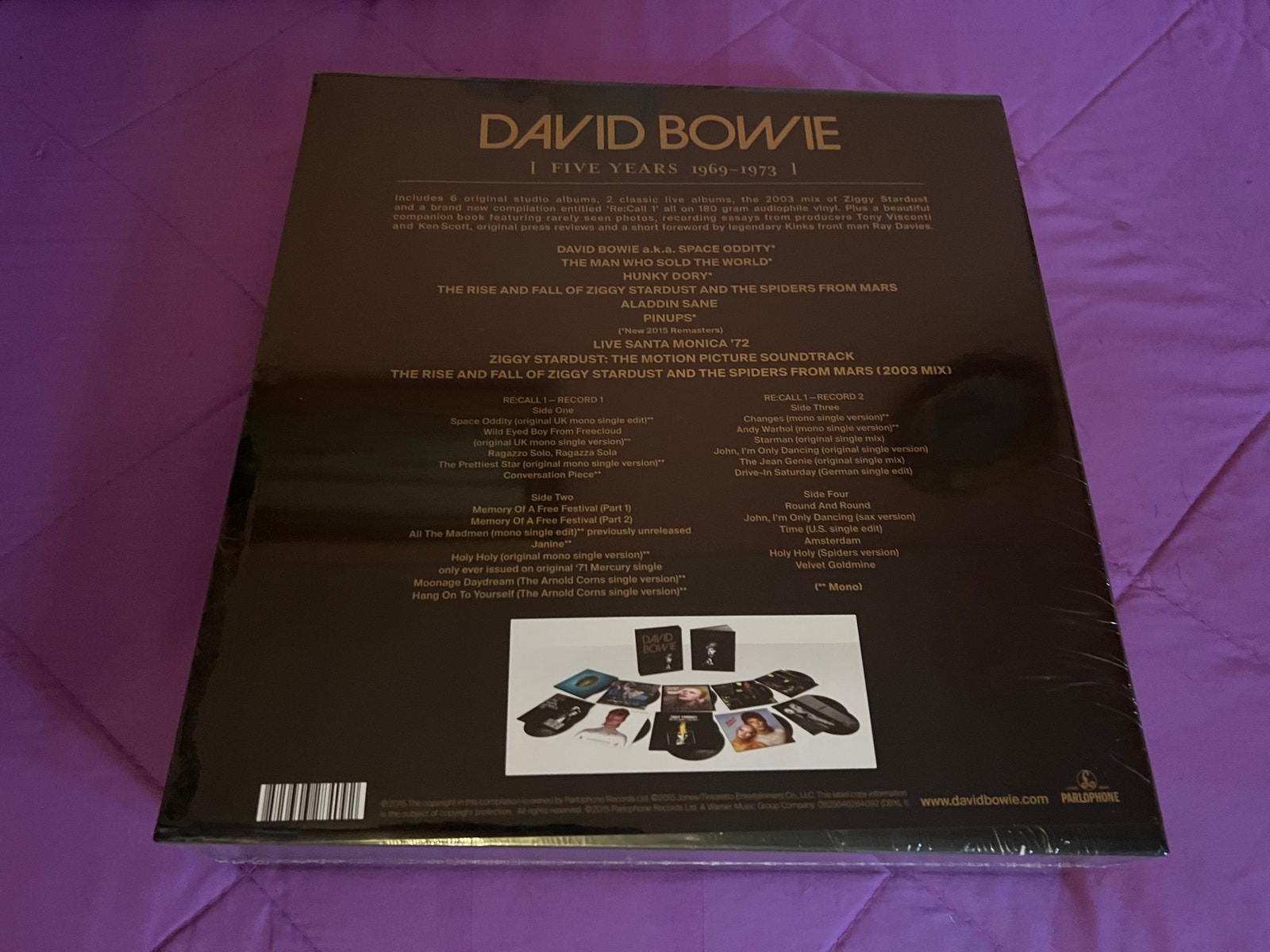 David Bowie Five Years 1969–1973 vinylbox Ny i kartong Rare | Blocket