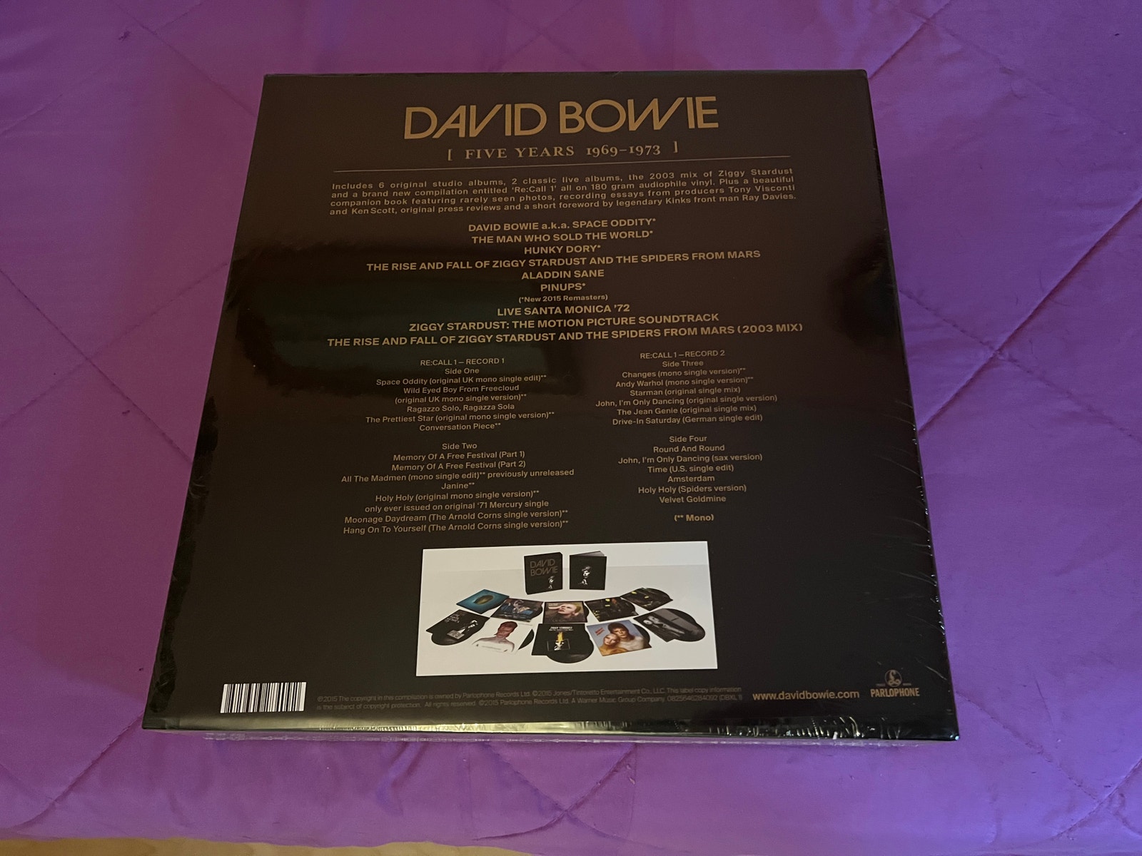 David Bowie Five Years 1969–1973 vinylbox Ny i kartong Rare | Blocket