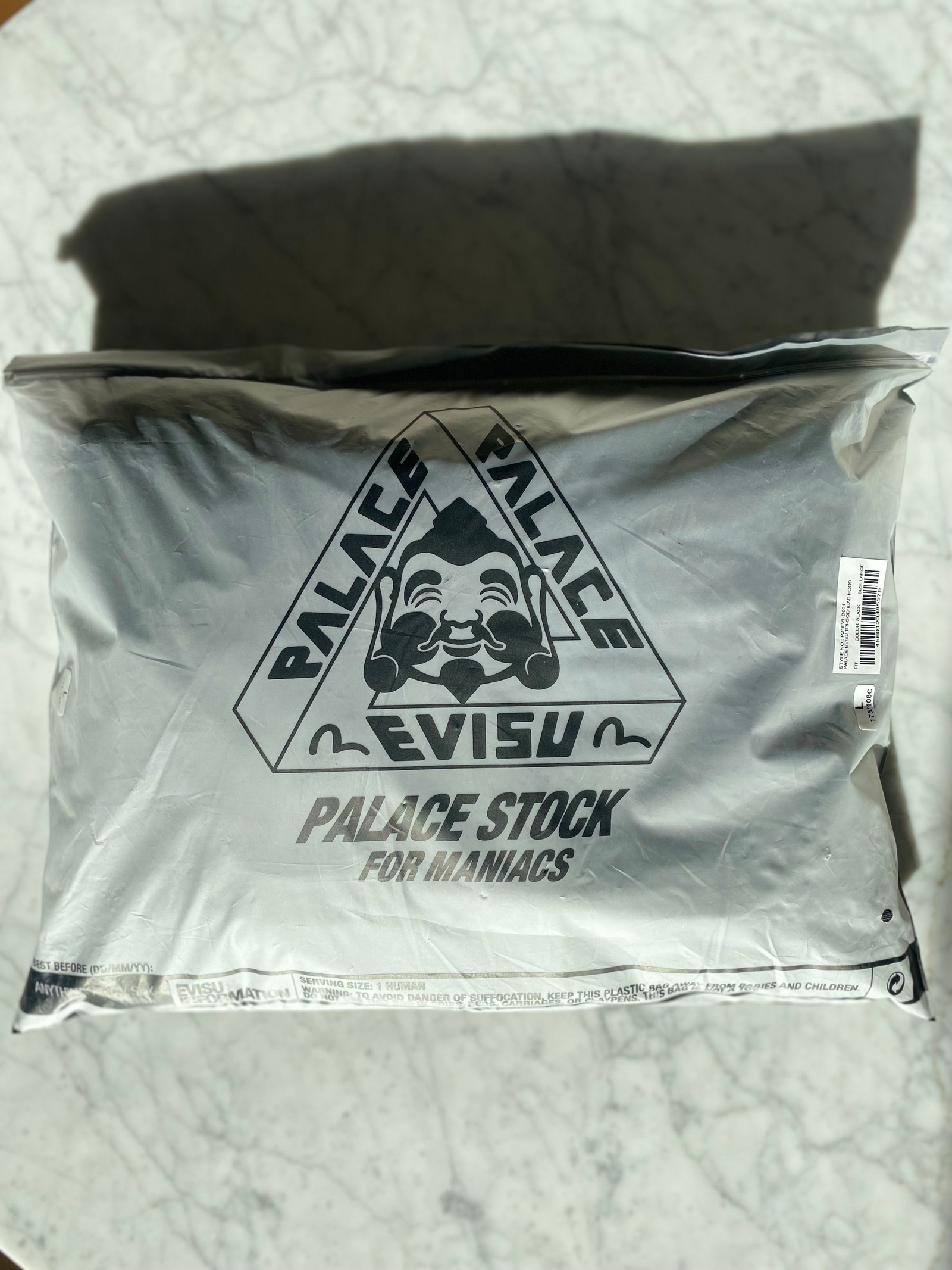 Sold out!! Palace Evisu Tri-Godhead Hood Svart Storlek L | Blocket