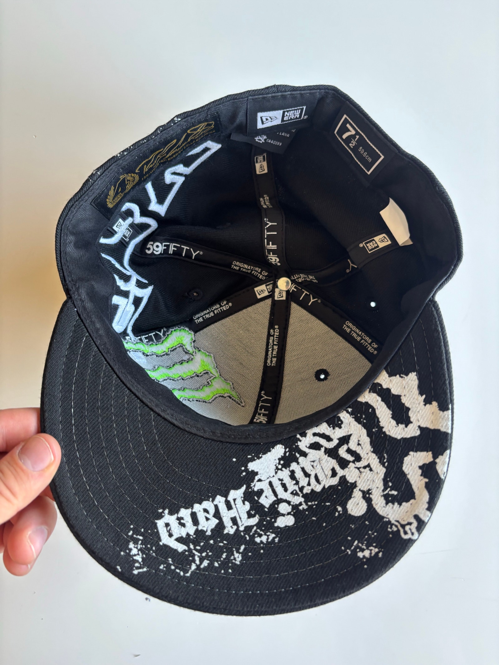 Fox Racing x Monster Energy collab New Era 59FIFTY fitted cap 