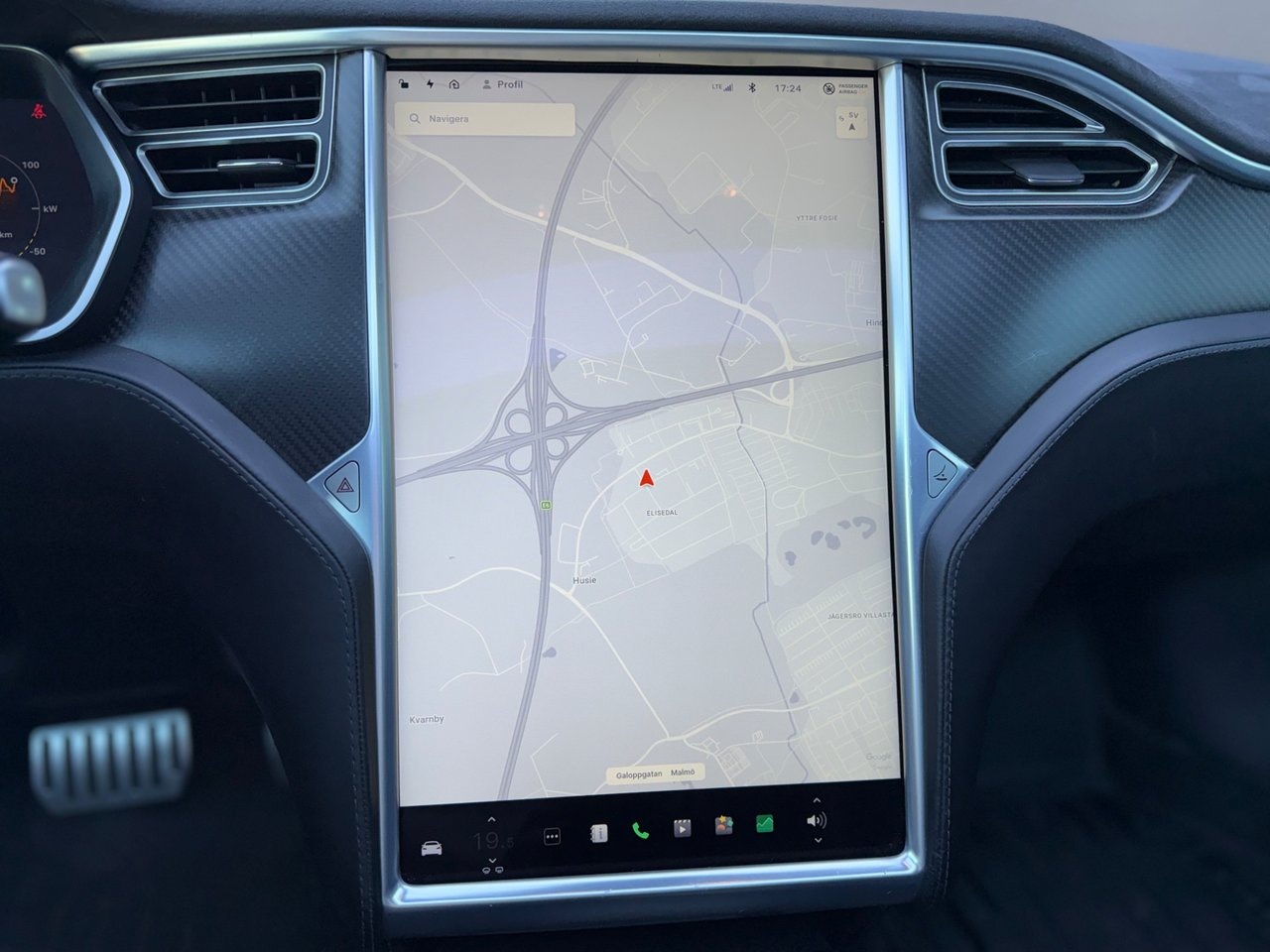 Tesla Model S P85D, 511ps, 2016