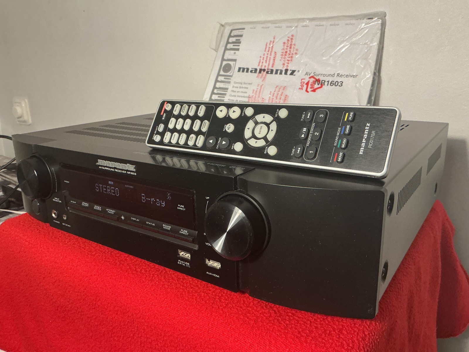 Marantz NR1603 7.1 Audio Video Surround Receiver HDMI | Blocket