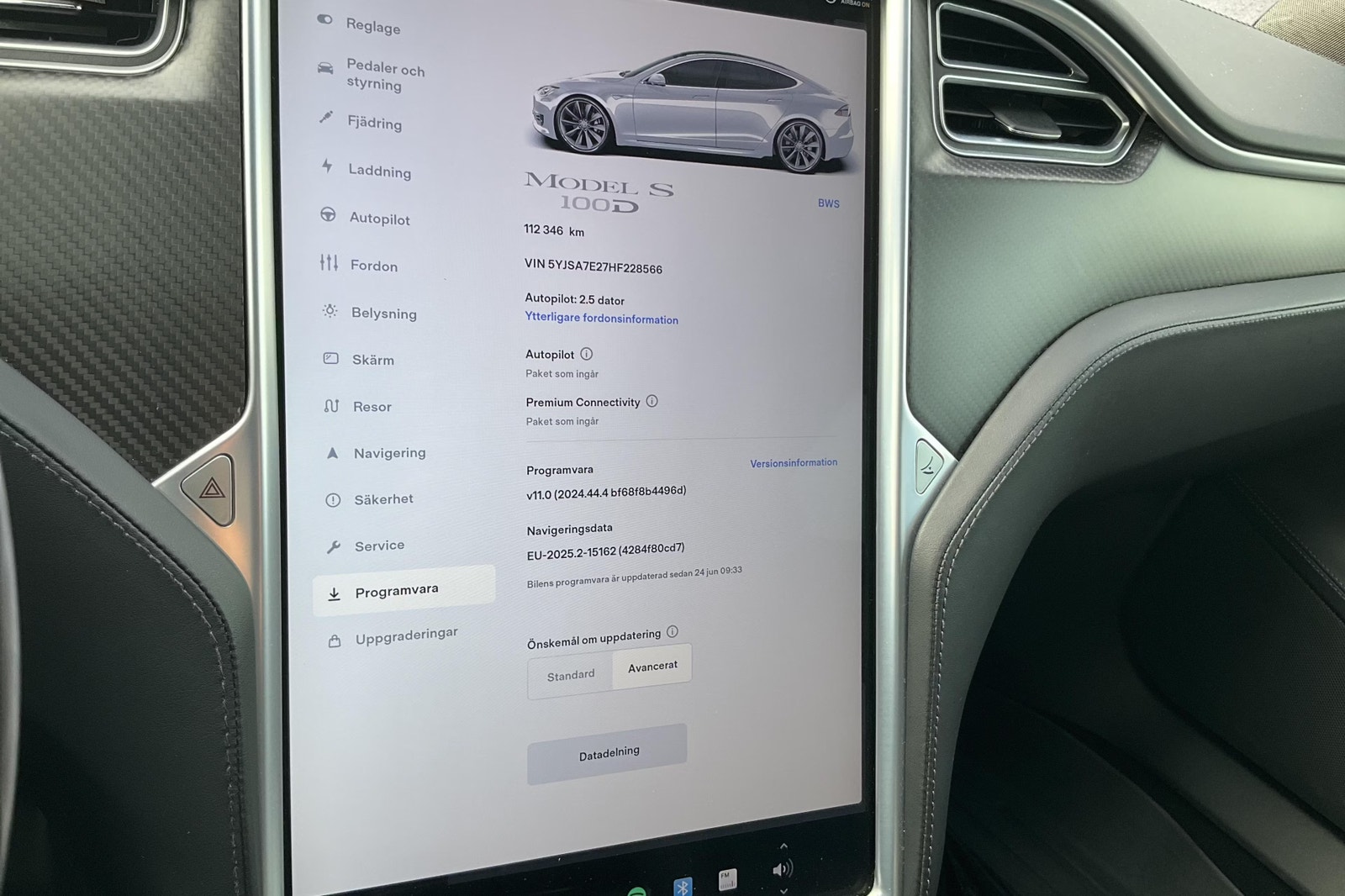 Tesla Model S 100D, 525ps, 2017