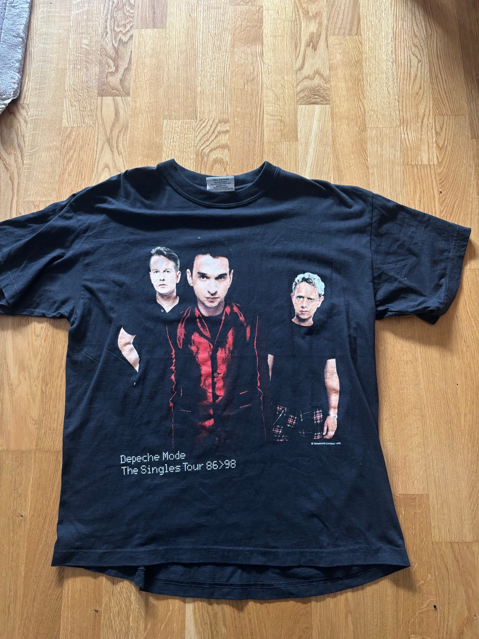 Vintage Depeche Mode T-shirt – The Singles Tour 86>98 (1998 