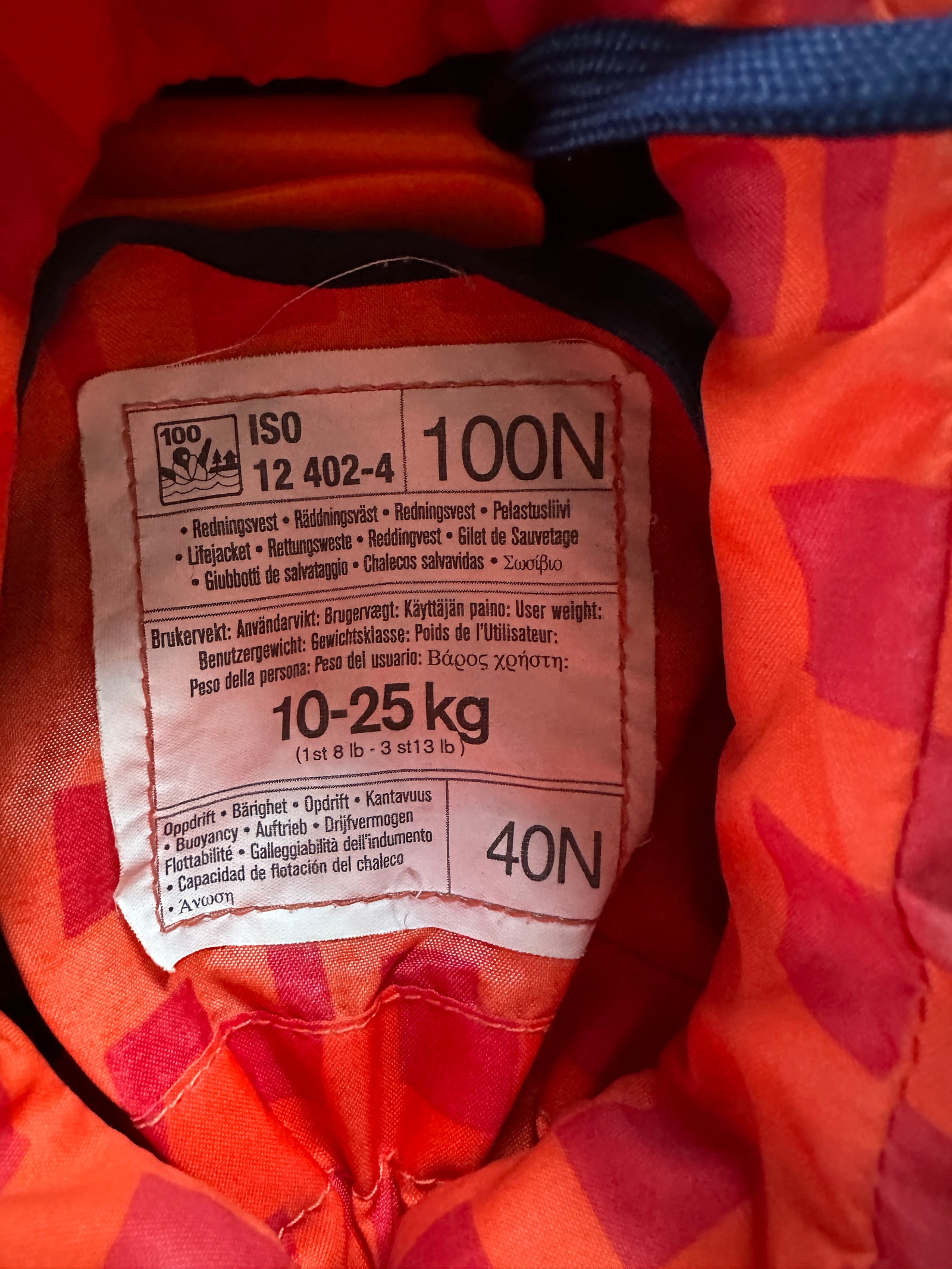 Gilet De Flottaison Helly Hansen Kid Safe+ – Orange Fluo, Taille 10/25, Pour Enfant, Sports Nautiques