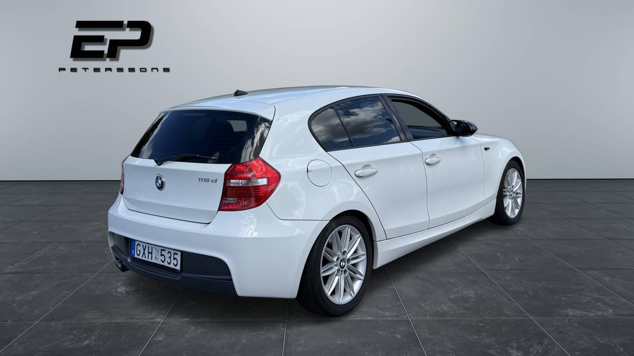 BMW 118d 5-dörrars Manuell, 143hk, 2008