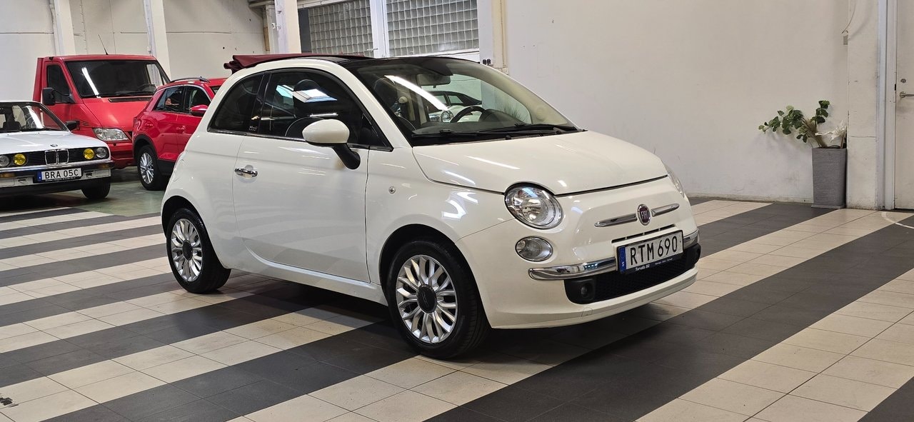 Fiat 500C 1.2 8V Dualogic, 5-trins, 69ps, 2015