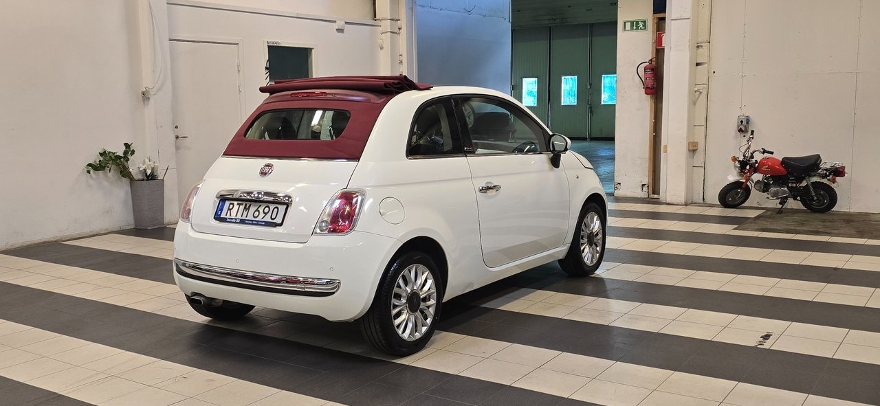 Fiat 500C 1.2 8V Dualogic, 5-trins, 69ps, 2015