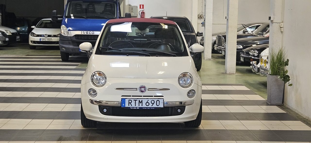 Fiat 500C 1.2 8V Dualogic, 5-trins, 69ps, 2015