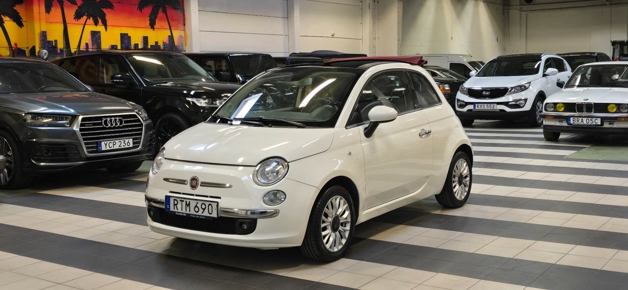 Fiat 500C 1.2 8V Dualogic, 5-trins, 69ps, 2015