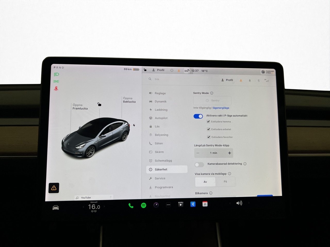 Tesla Model 3 Standard Range Plus, 325hk, 2020
