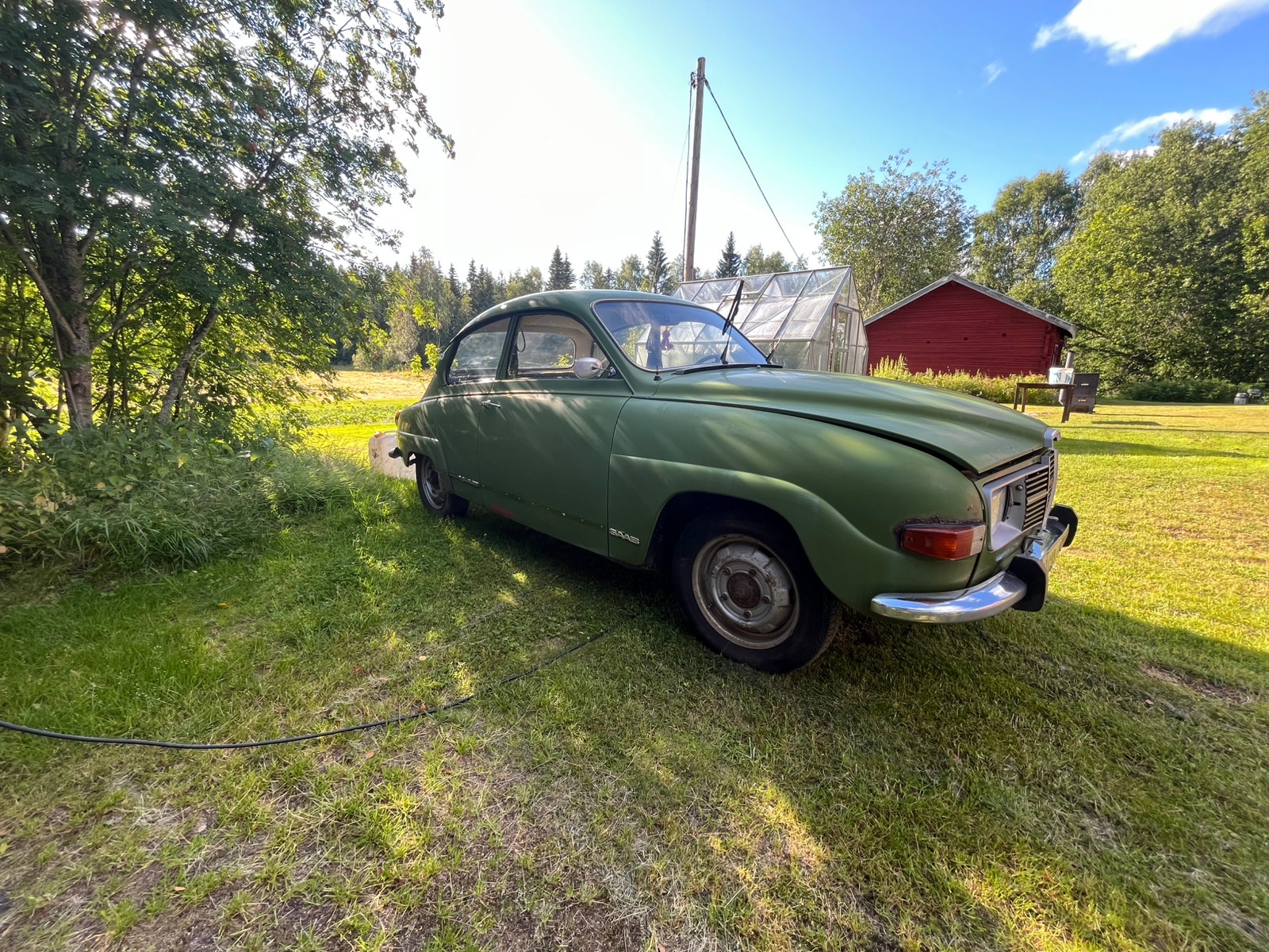 Saab 96 1.5 V4 Manual, 4-trins, 65ps, 1974