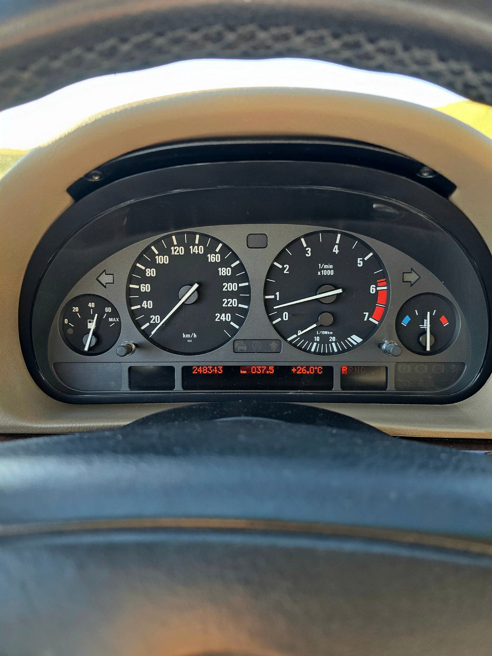 BMW 740i Automatic, 5-trins, 286ps, 1999