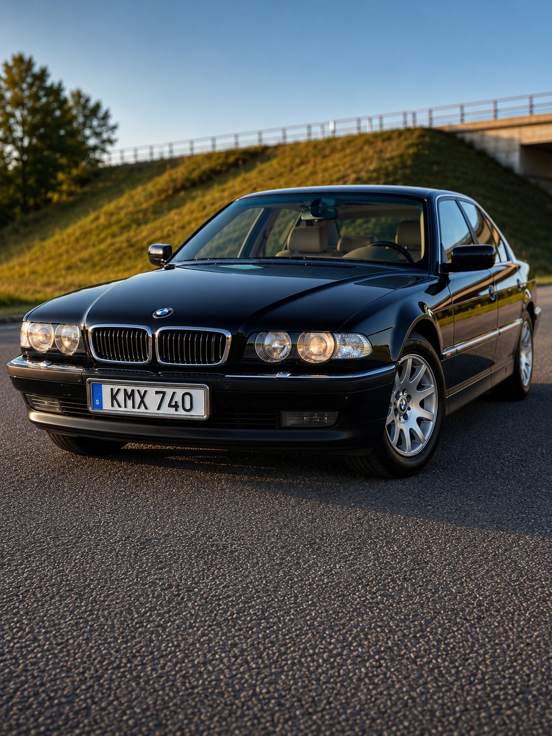 BMW 740i Automatic, 5-trins, 286ps, 1999
