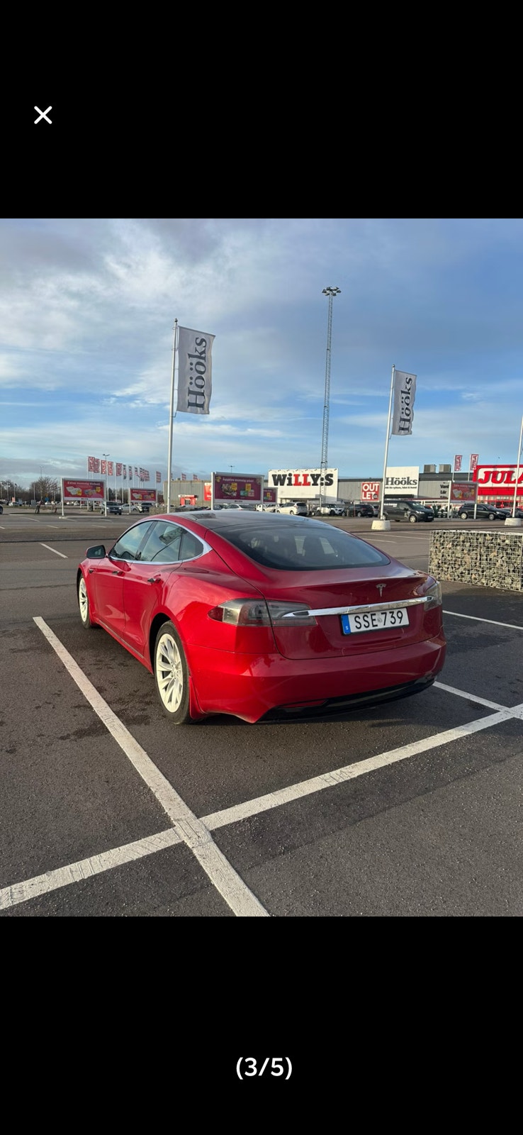 Tesla Model S 75D, 525ps, 2017