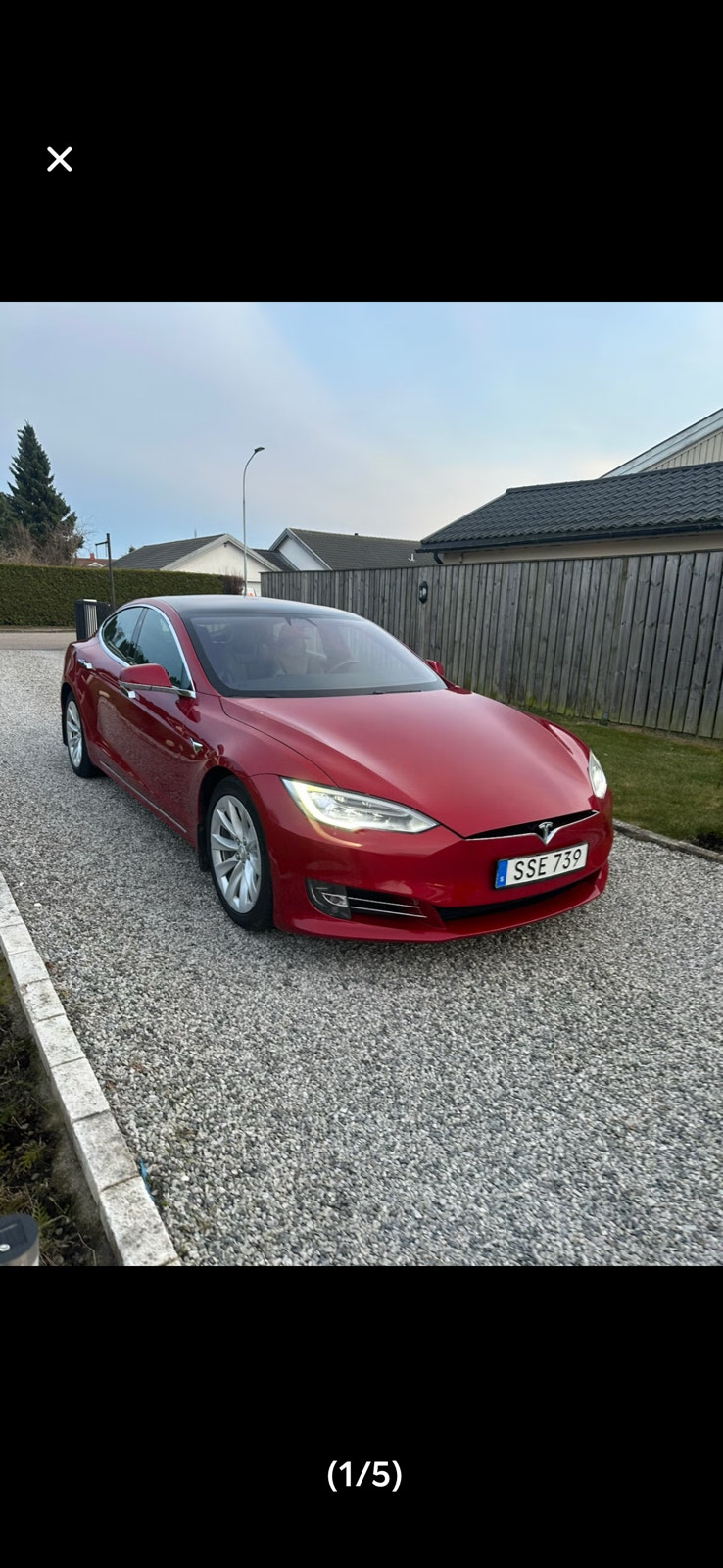 Tesla Model S 75D, 525ps, 2017