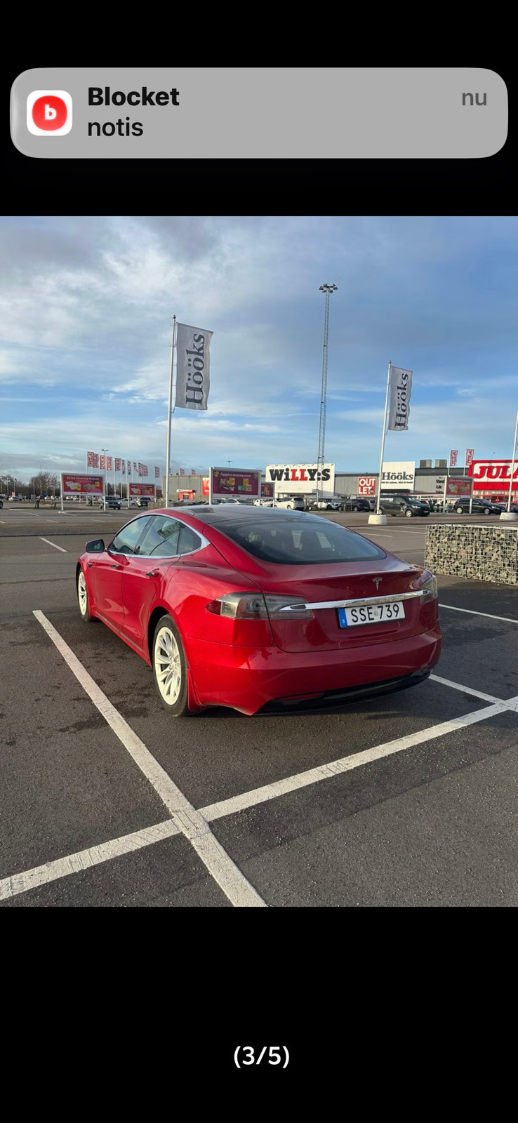 Tesla Model S 75D, 525ps, 2017