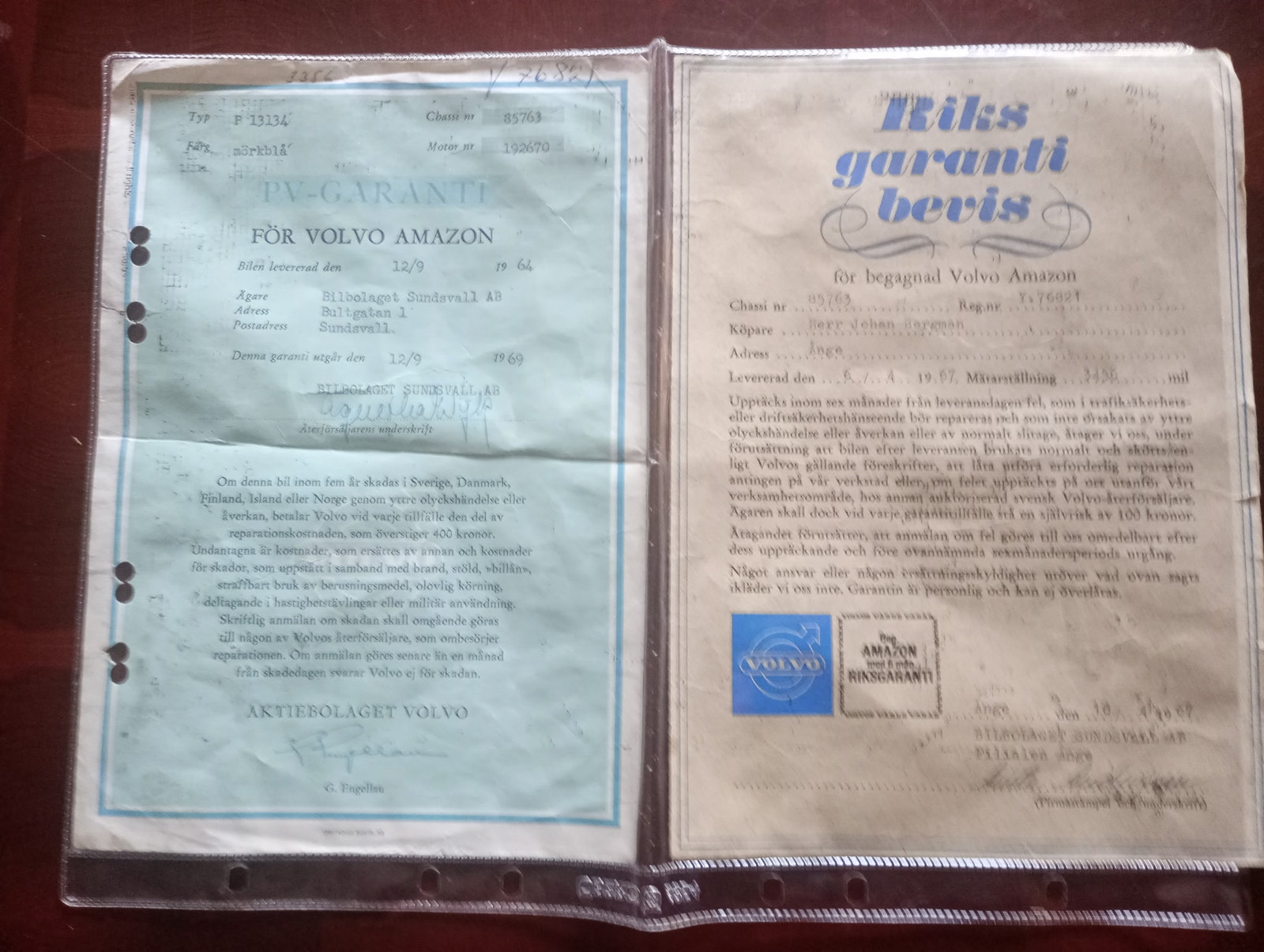 Volvo Amazon 121 P130 1.8 Manual, 4-trins, 75ps, 1965