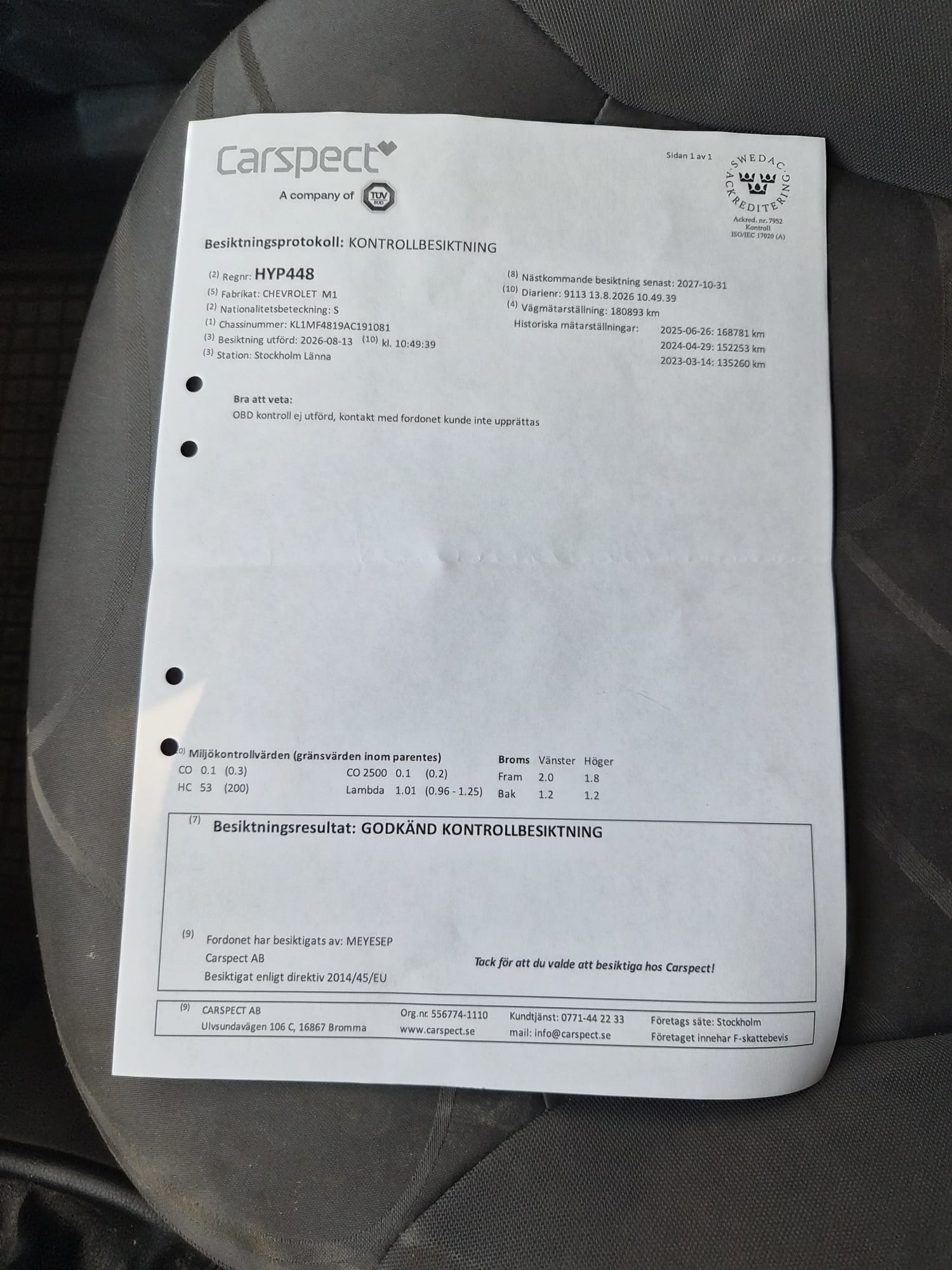 Chevrolet Spark 1.0 Manual, 5-trins, 68ps, 2010