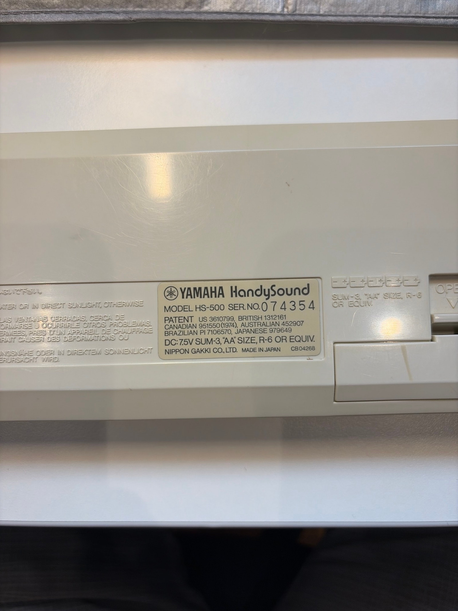 Yamaha Handysound HS-500 portabel keyboard | Blocket
