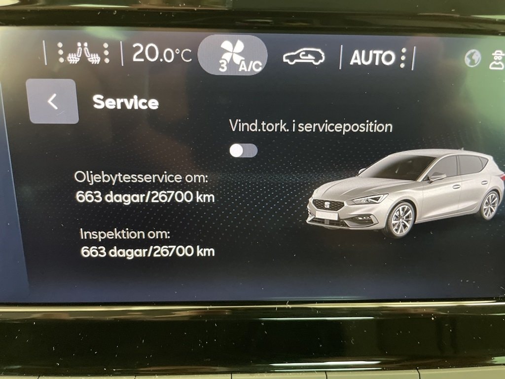 SEAT Leon 1.0 eTSI DSG Sekventiell, 110hk, 2022