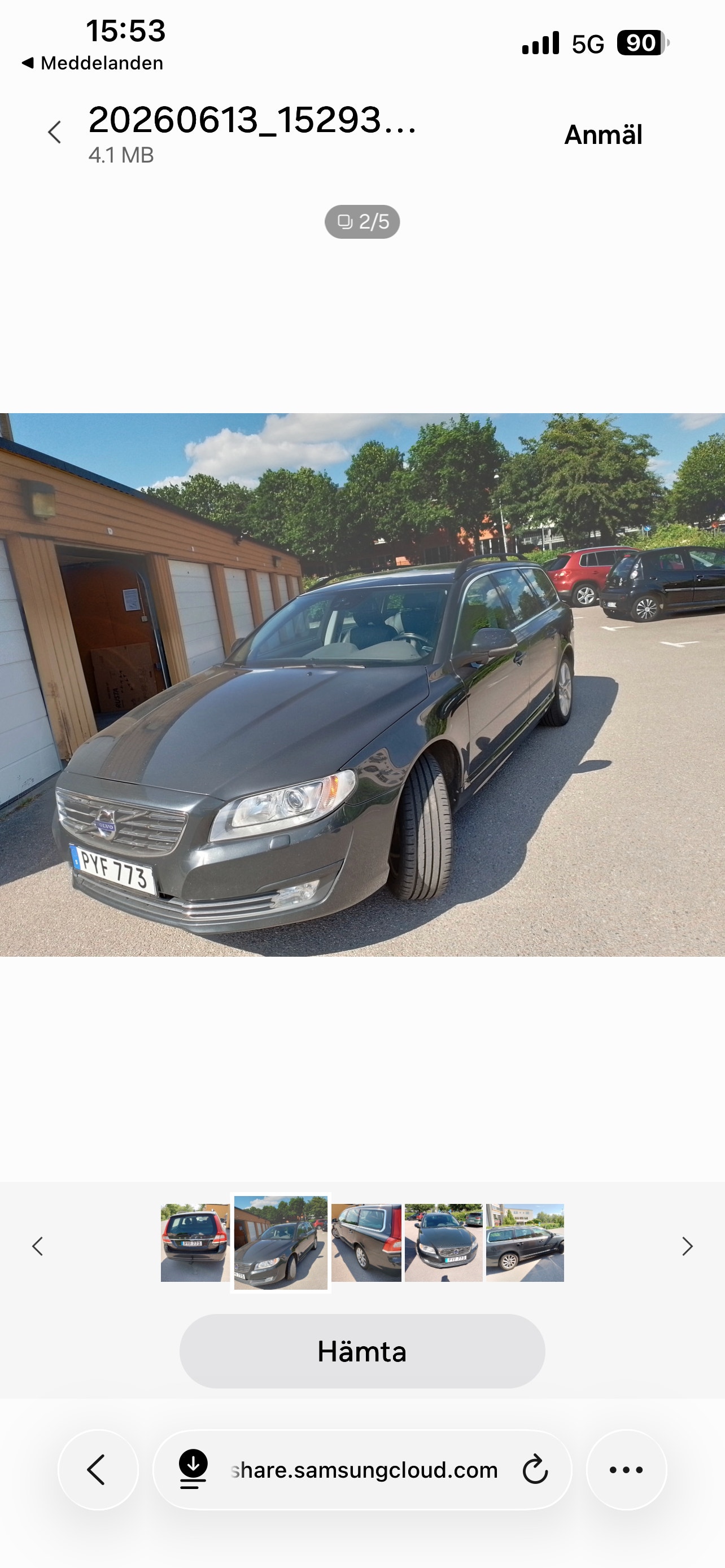 Volvo V70 D3 Manual, 150hp, 2016