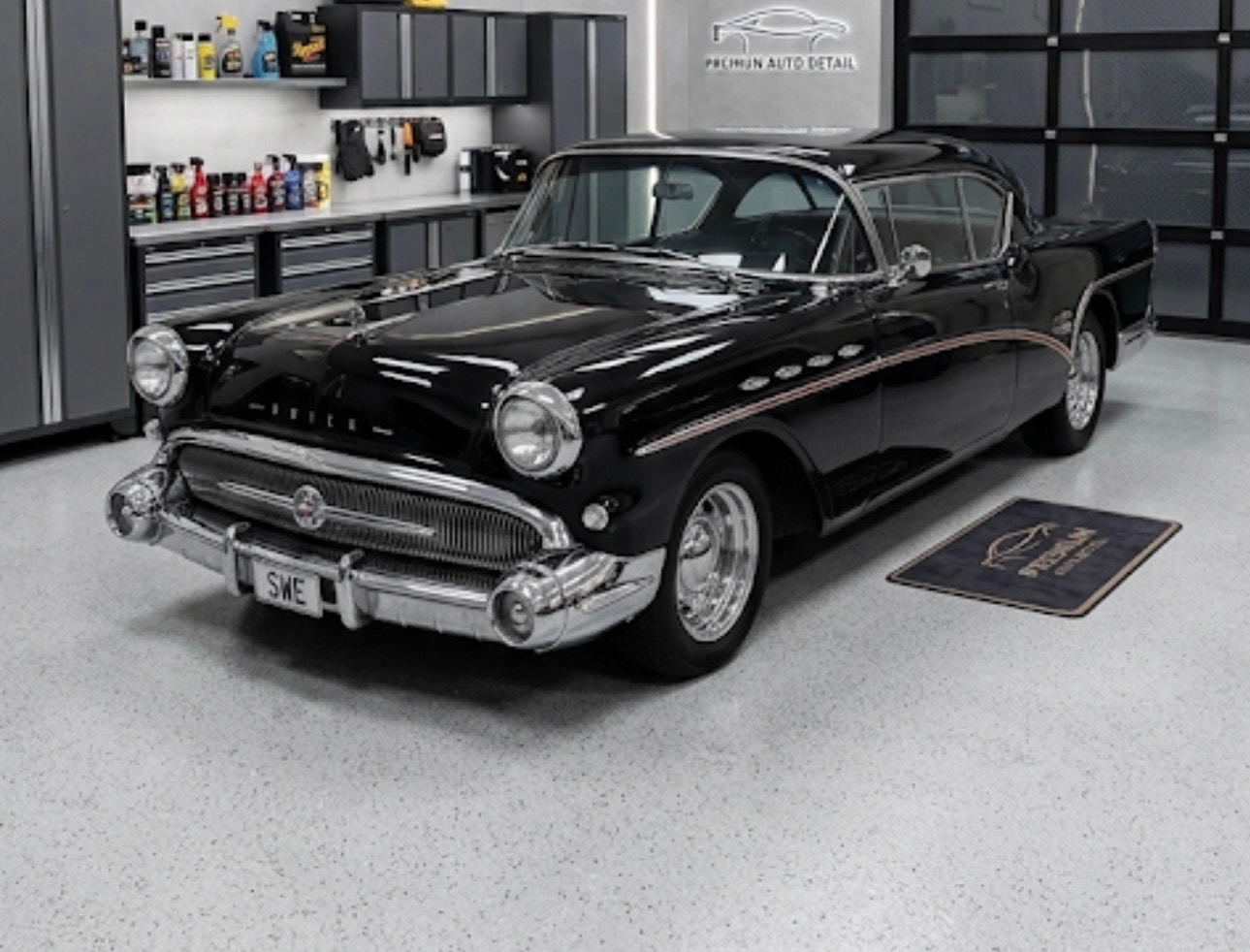 Buick Super 4-dørs Riviera 6.0 V8 Automatic, 2-trinn, 305hk, 1957