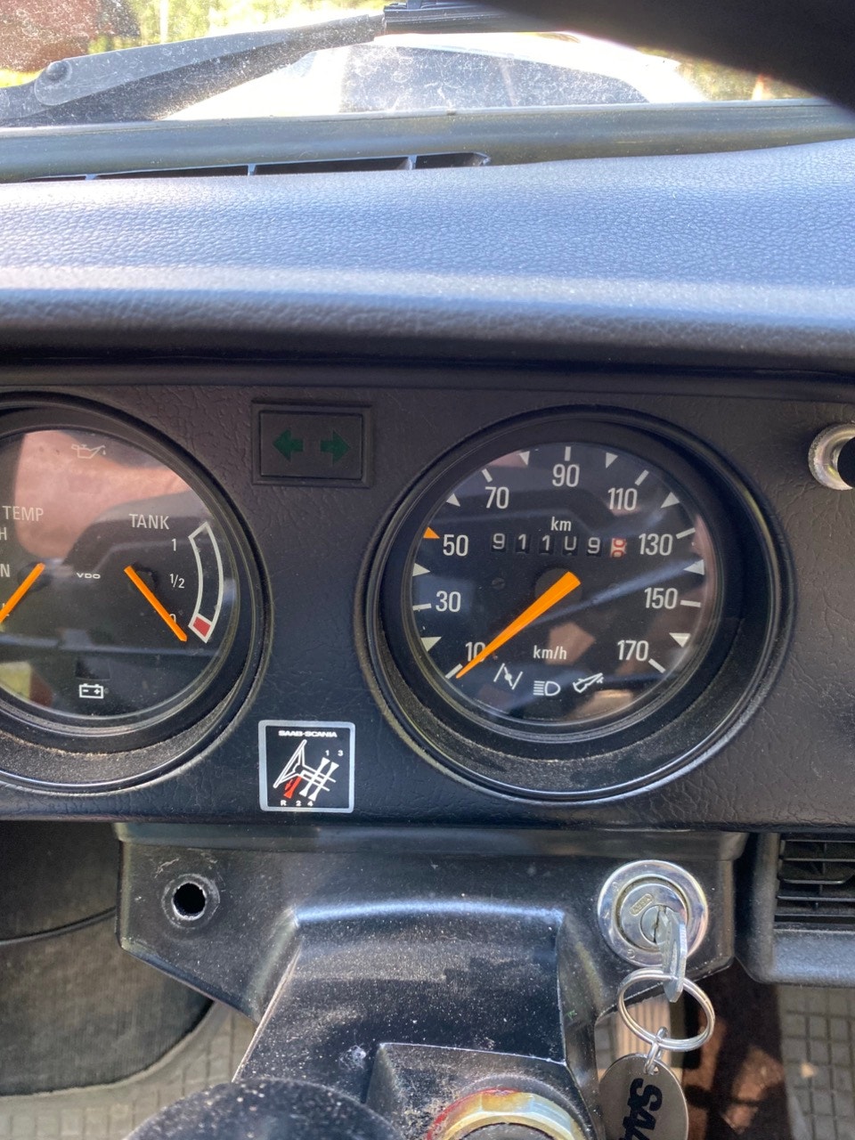 Saab 96 1.5 V4 Manual, 4-trins, 65ps, 1975