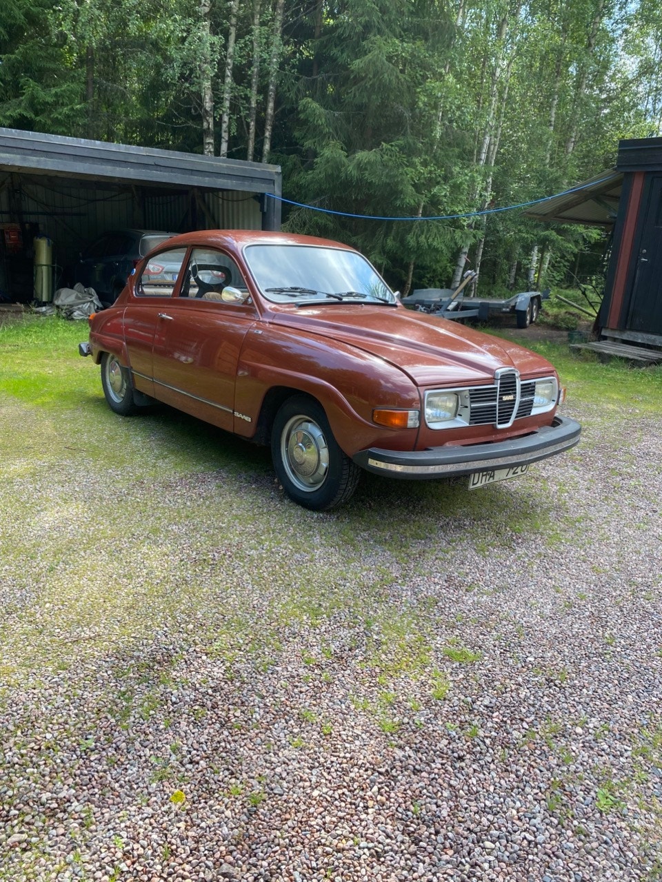 Saab 96 1.5 V4 Manual, 4-trins, 65ps, 1975