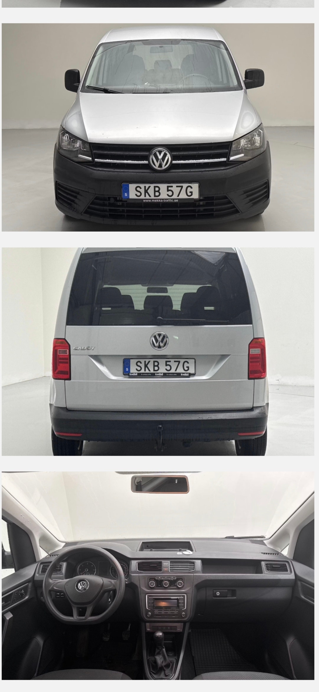 Volkswagen Caddy Combi 2.0 TDI BMT Manuell, 5-trinn, 75hk, 2019