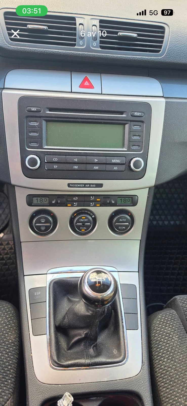 Volkswagen Passat 2.0 FSI Manual, 6-trins, 150ps, 2006