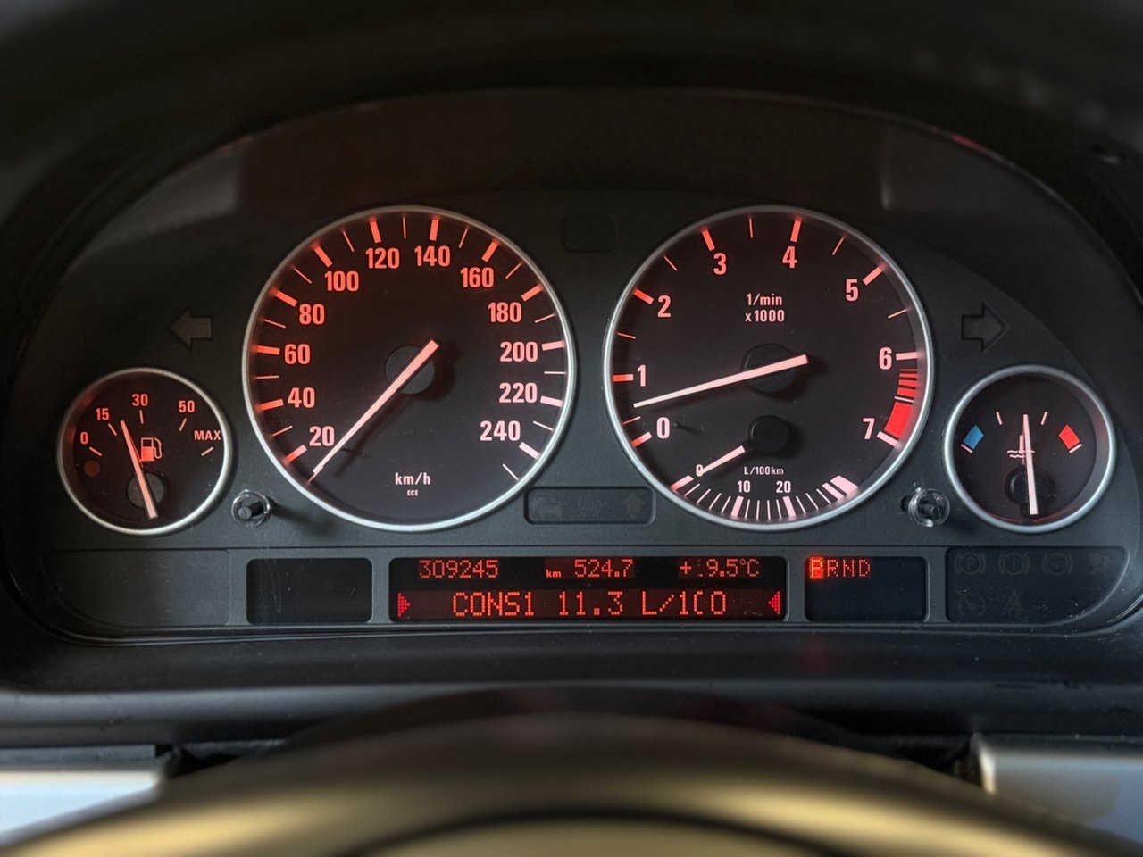 BMW 525i Sedan Automatic, 5-trins, 192ps, 2003