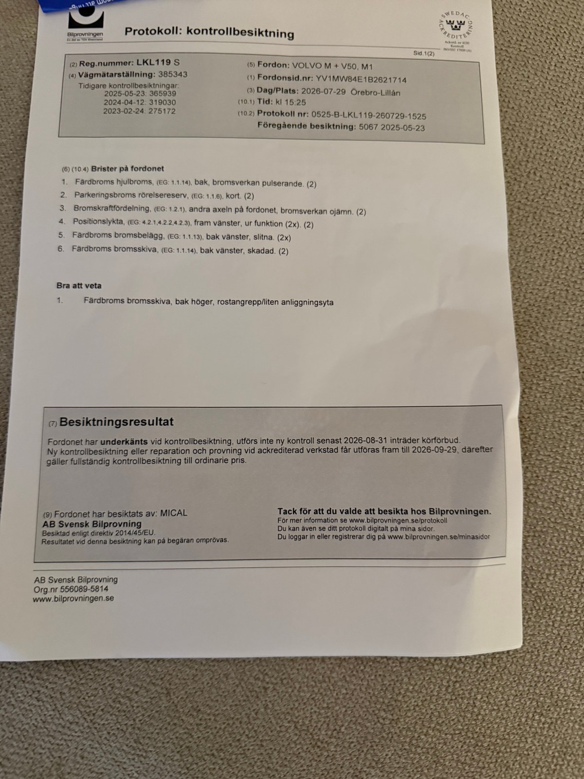 Volvo V50 D2 Manual, 6-trins, 115ps, 2011