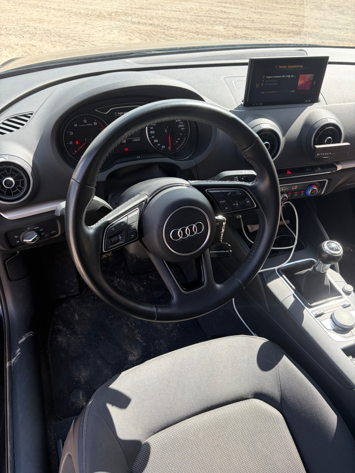 Audi A3 Sportback 1.0 TFSI Manual, 6-trins, 116ps, 2017