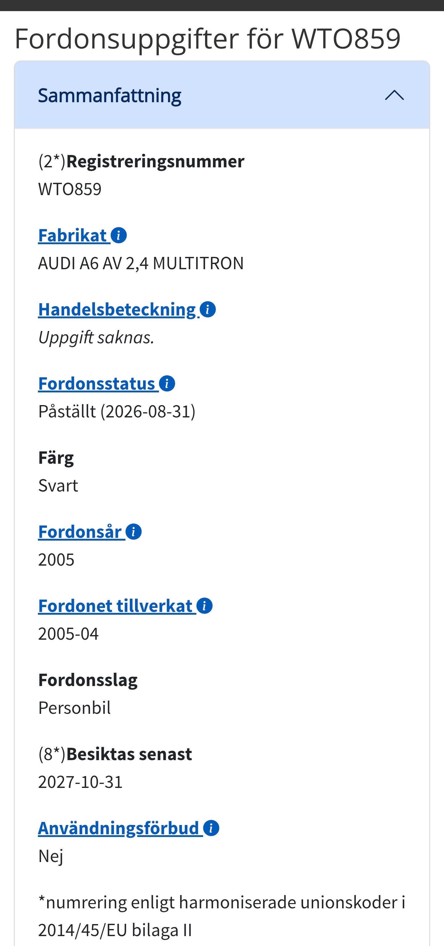 Audi A6 Avant 2.4 Multitronic, 177ps, 2006
