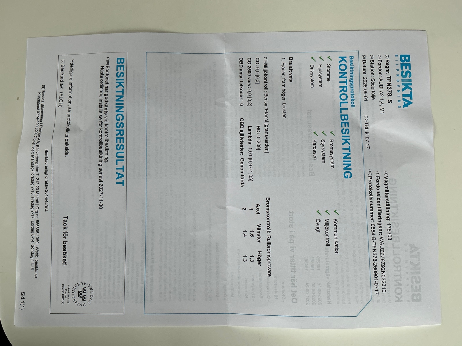 Audi A2 1.4 Manual, 75hp, 2002