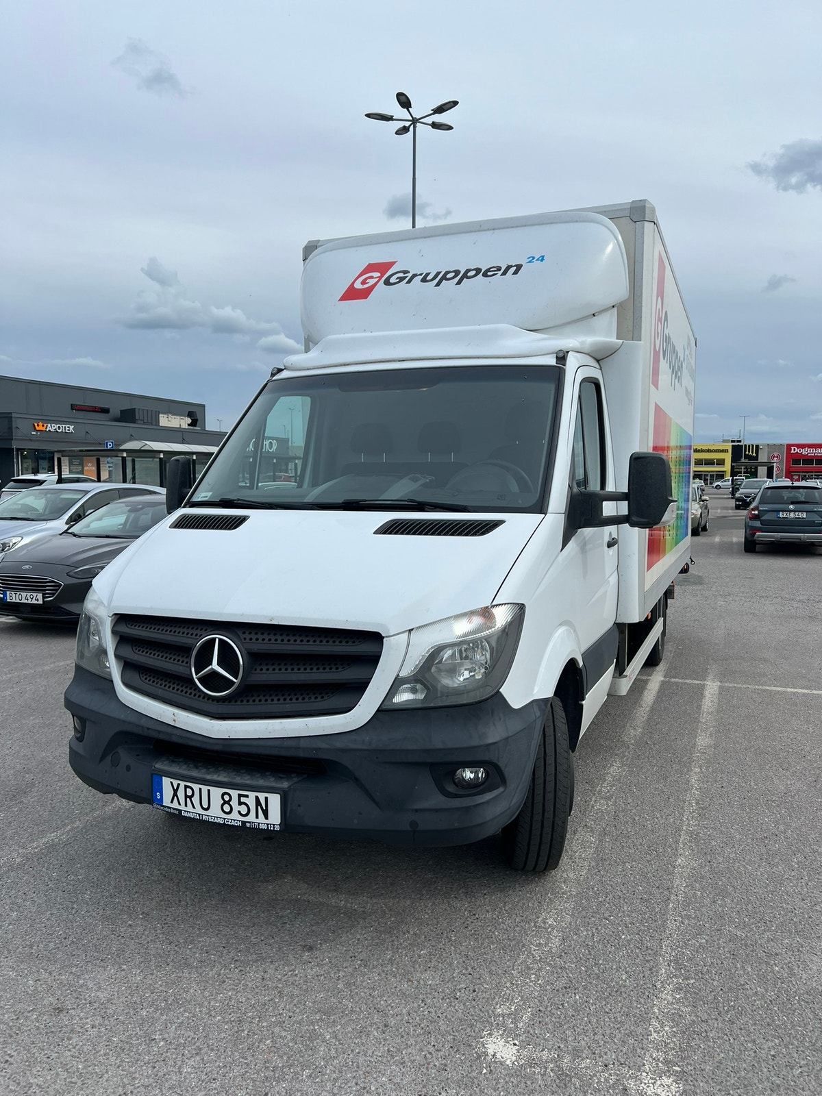 Mercedes-Benz Sprinter 516 BlueTEC Chassi Enkelhytt 2.2 Manuell, 163hk, 2019