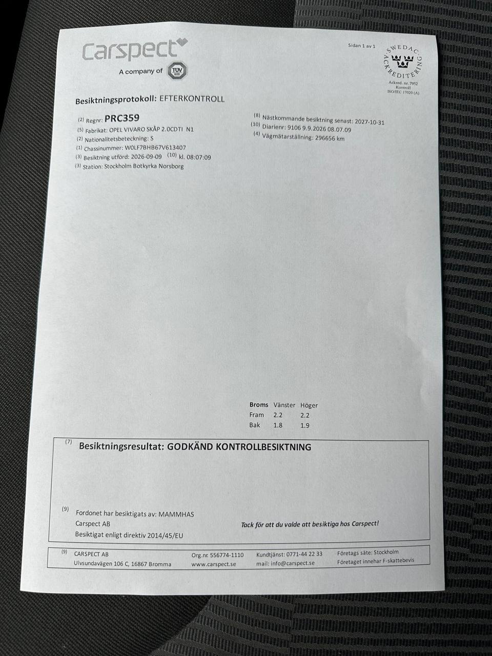 Opel Vivaro Panel Van 2.9t 2.0 CDTI Manual, 114hp, 2007