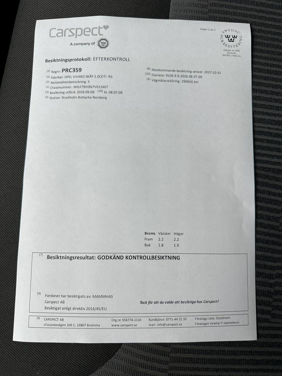 Opel Vivaro Panel Van 2.9t 2.0 CDTI Manual, 114hp, 2007
