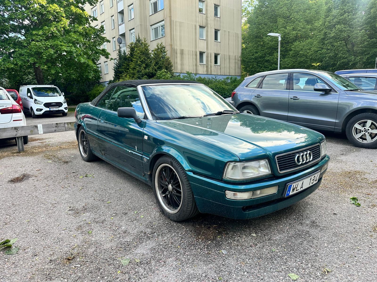 Audi Cabriolet 2.0 E Manual, 5-trins, 115ps, 1993