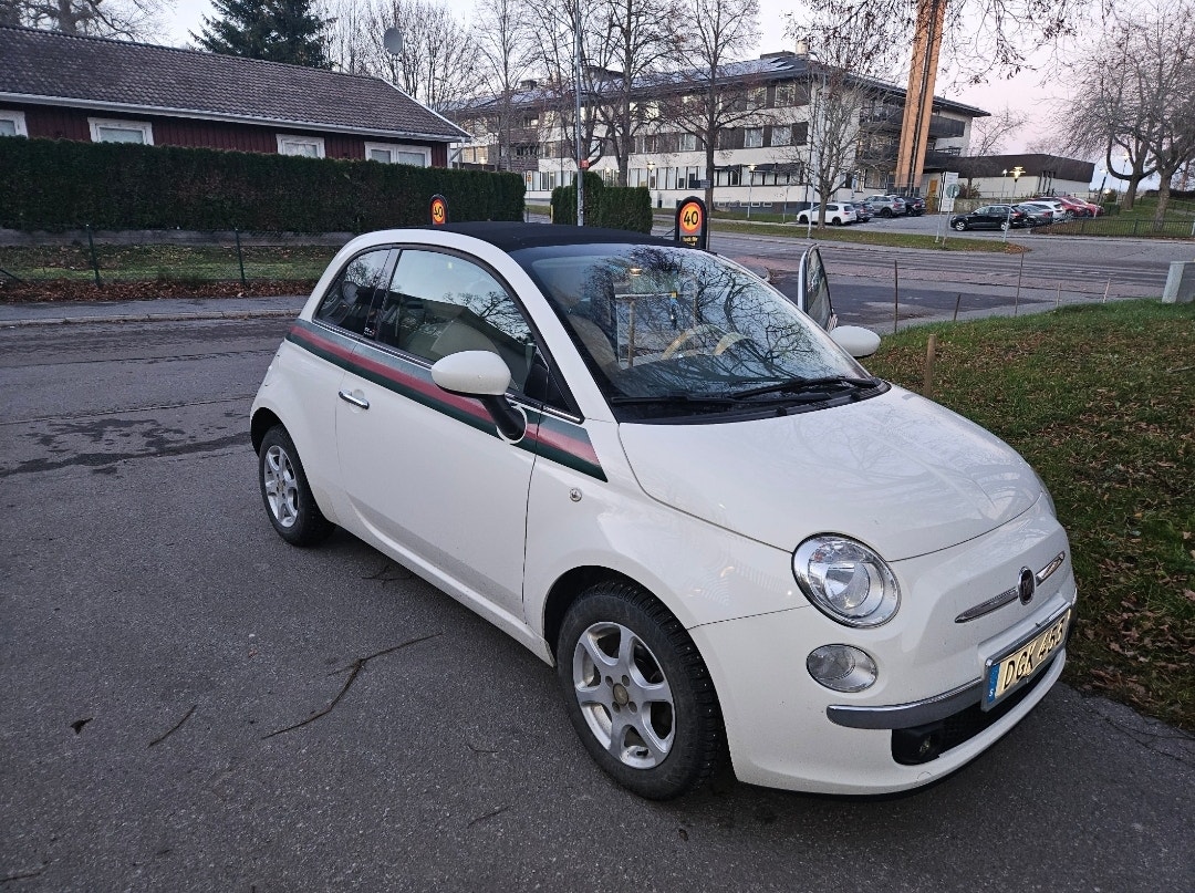 Fiat 500C 1.2 8V Dualogic, 5-trins, 69ps, 2014