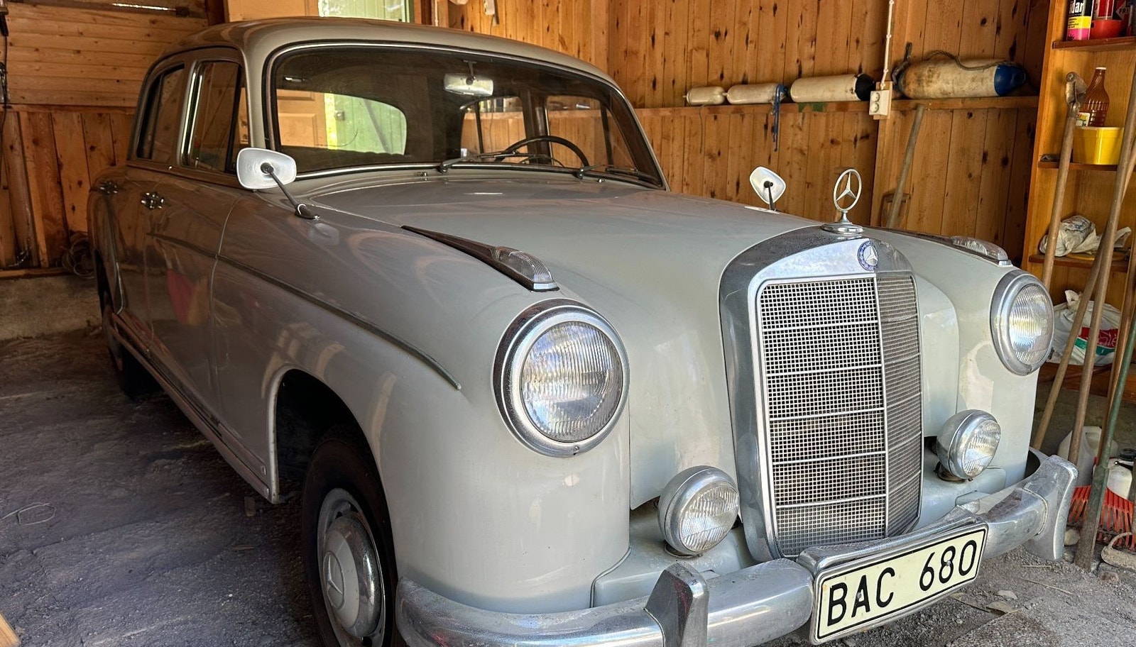 Mercedes-Benz 220 S Manual, 4-trins, 101ps, 1957
