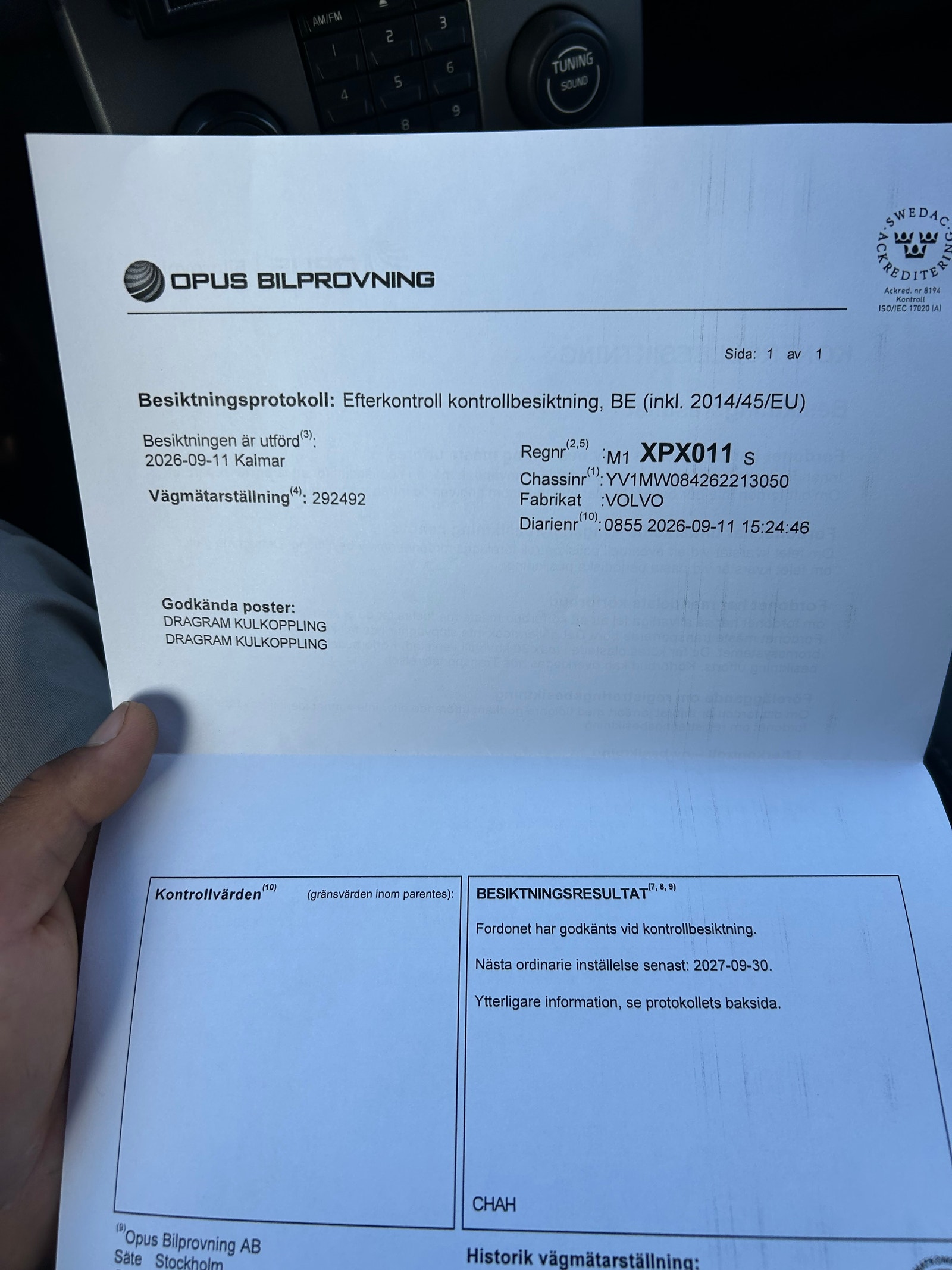 Volvo V50 1.8F Manual, 5-trins, 125ps, 2006