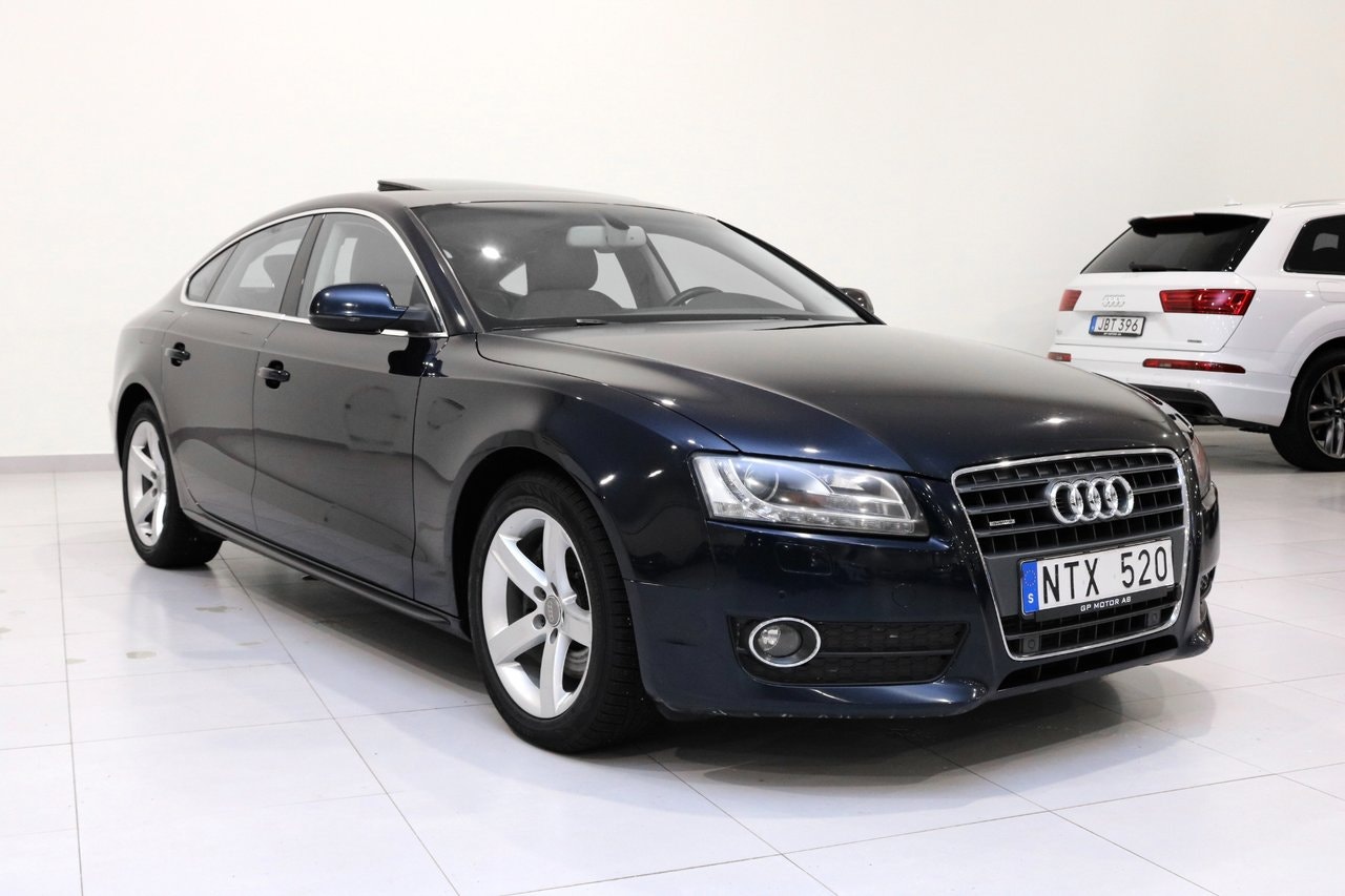 Audi A5 Sportback 2.0 TFSI quattro S Tronic, 211hk, 2011