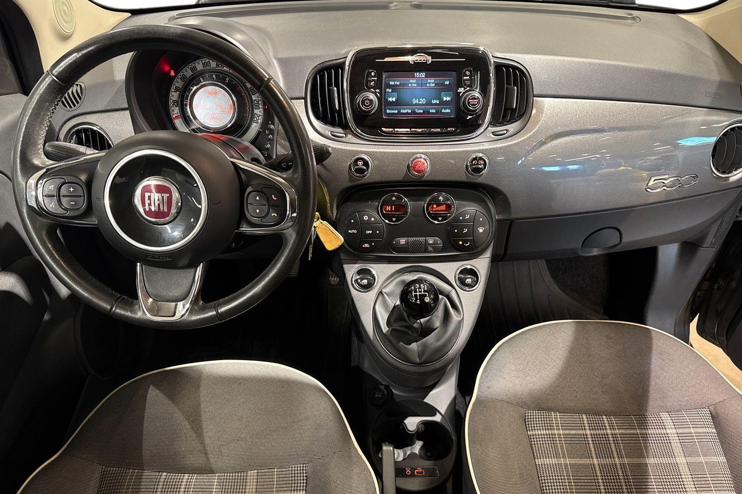 Fiat 500 1.2 8V Manual, 5-trins, 69ps, 2016