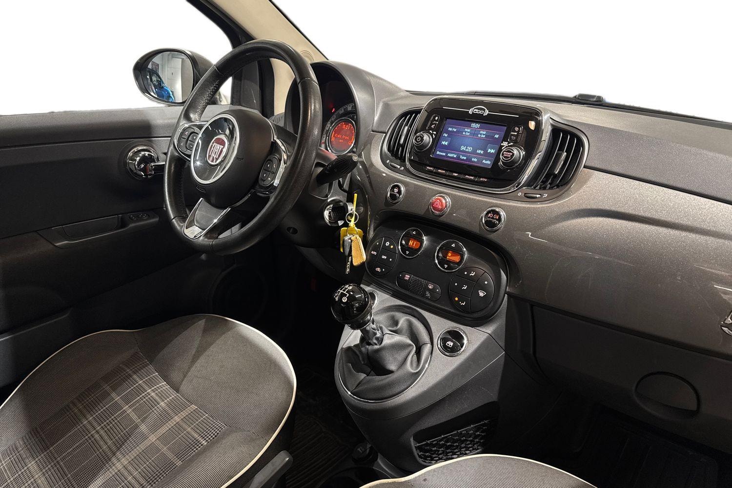 Fiat 500 1.2 8V Manual, 5-trins, 69ps, 2016