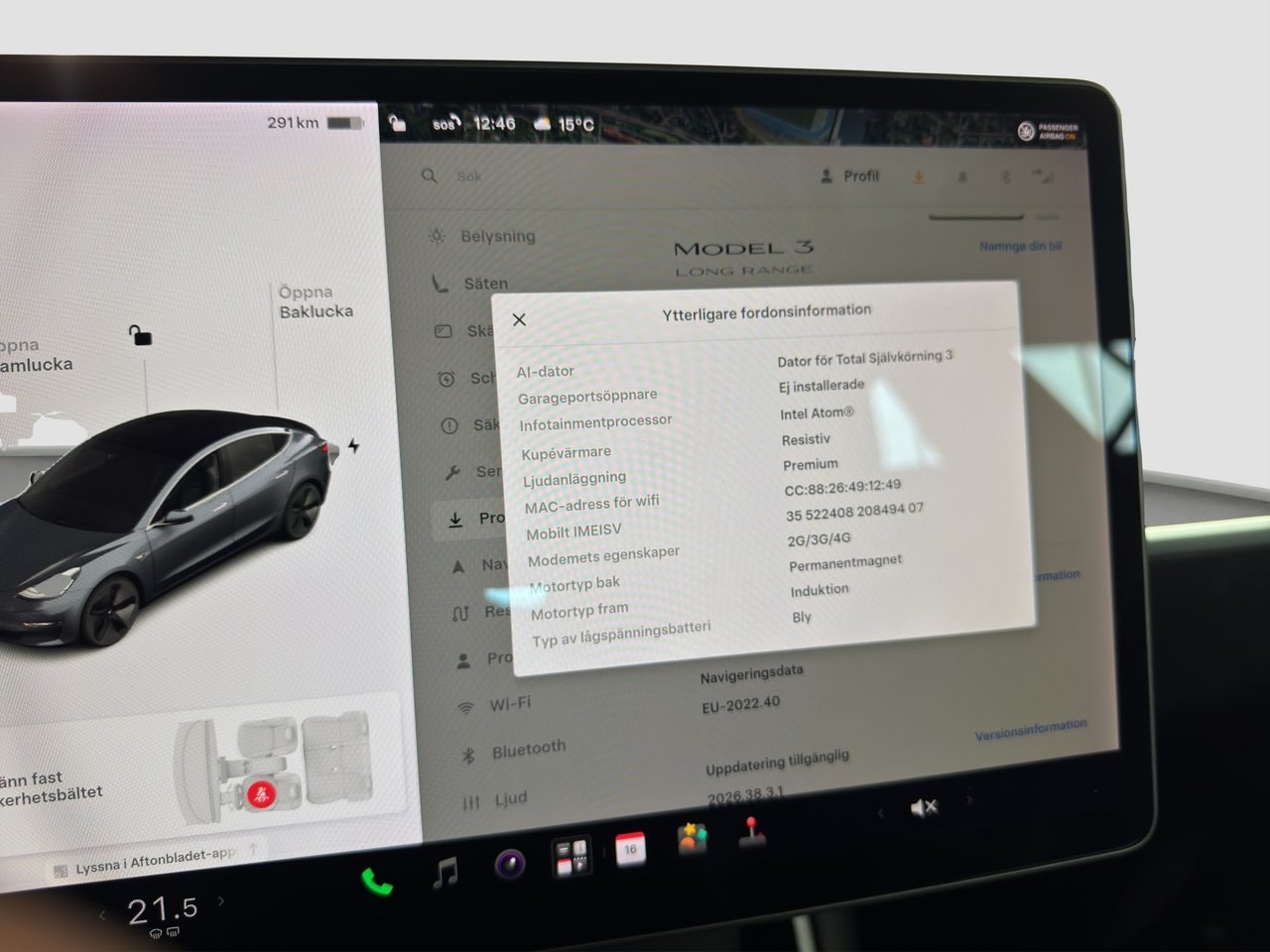 Tesla Model 3 Long Range AWD, 440hp, 2020