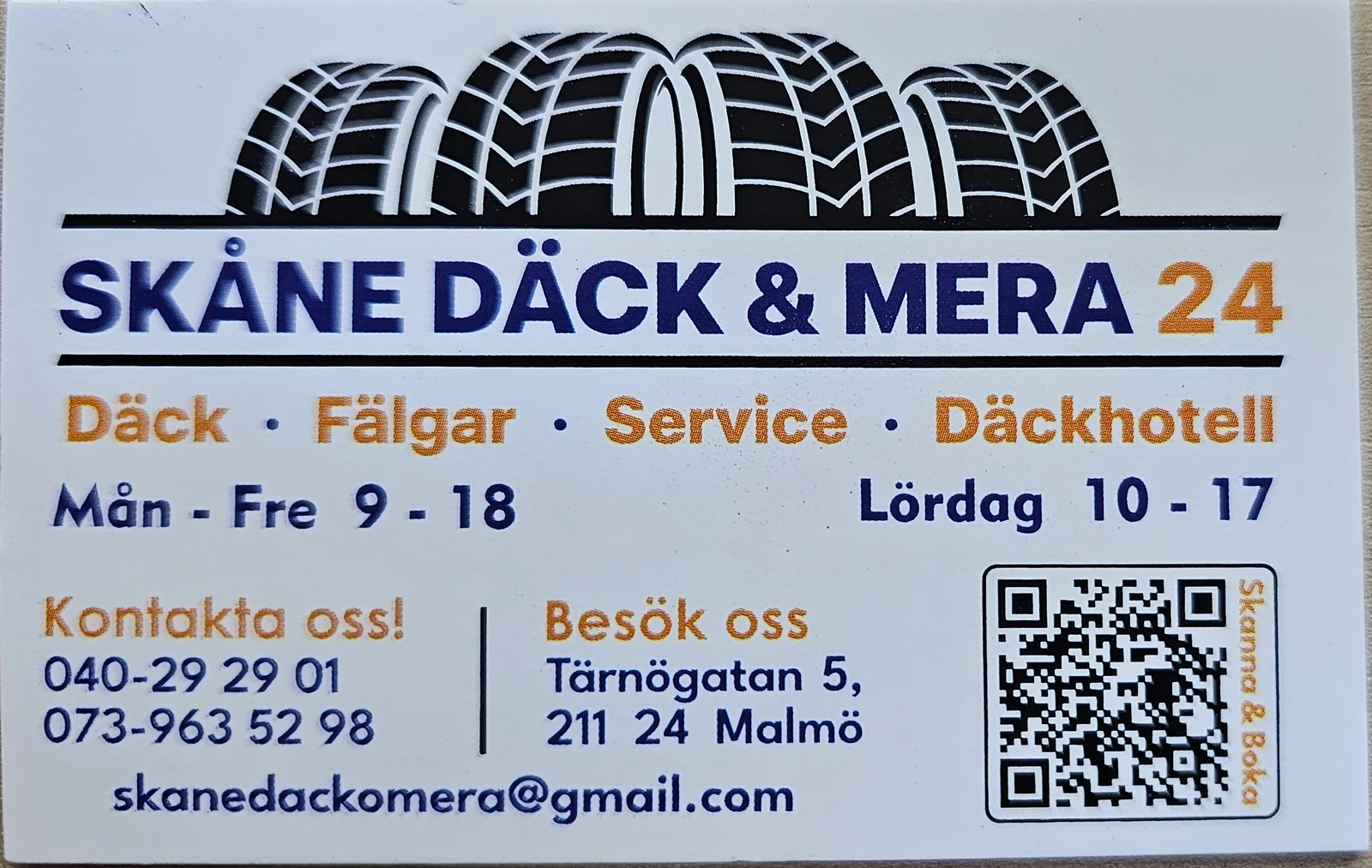 Omslagsbild för Skåne däck & mera 24